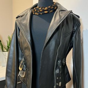 Harley Davidson black leather